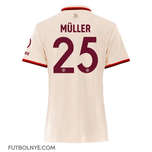 Camiseta Bayern Munich Thomas Muller #25 Tercera Equipación para mujer 2024-25 manga corta